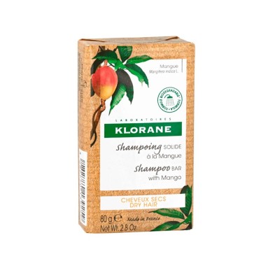 Klorane Champú Sólido Mango 80 Gr