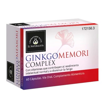 El Naturalista GinkgoMemori Complex 60 Cápsulas