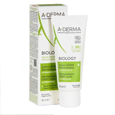 A-Derma Biology Crema Ligera Dermatológica Hidratante 40 ml