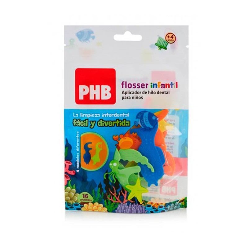 PHB Aplicado Hilo Flosser Infantil PE 16 Unidades