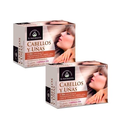 El Naturalista Duplo Cabello y Uñas 2x48 Cápsulas