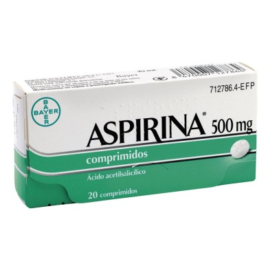 ASPIRINA 500 MG ADULTOS 20 COMPRIMIDOS
