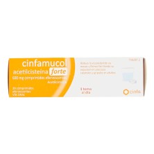 Cinfamucol Acetilcisteina Forte 600 MG 20 Comprimidos