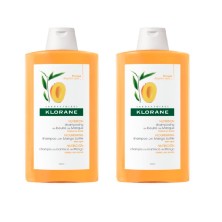Duplo Klorane Champú Mango 2x400 ml