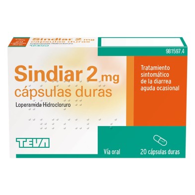 SINDIAR 2 MG 20 CAPSULAS