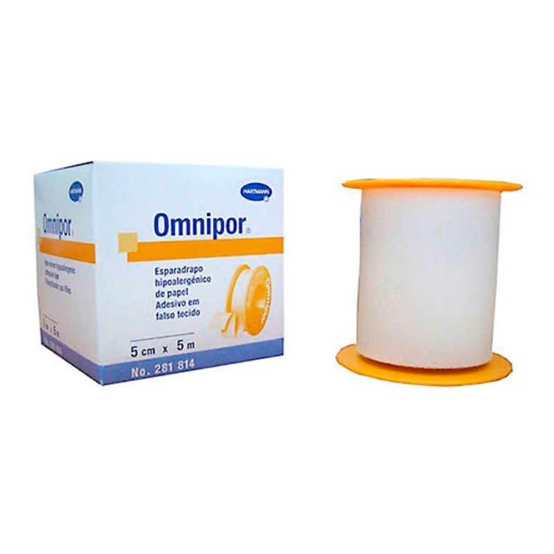 Omnipor Esparadrapo Hipoalégico Papel 5CMx5M