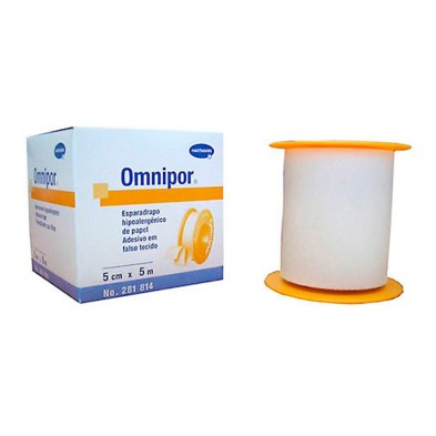 Omnipor Esparadrapo Hipoalégico Papel 5CMx5M