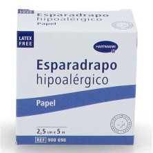 Esparadrapo Hipoalergénico Papel 2,5CMx5M