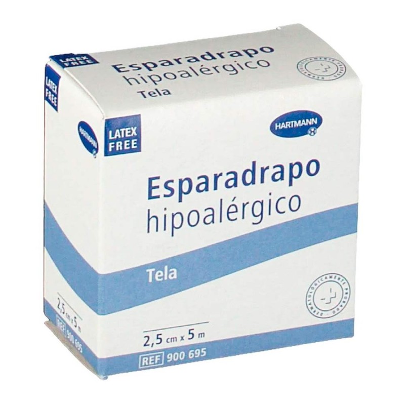 Esparadrapo Hartman Hipoalérgico Tela 2,5CMx5M
