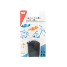 3M Tapones Oídos Reutilizables Agua 2 Unidades