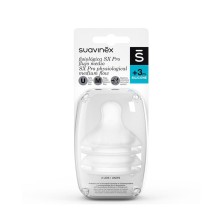 Suavinex Tetina Silicona Fisiológica Flujo M 2 Unidades
