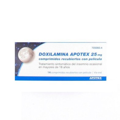Doxilamina Aurovitas 25 MG 14 Comprimidos