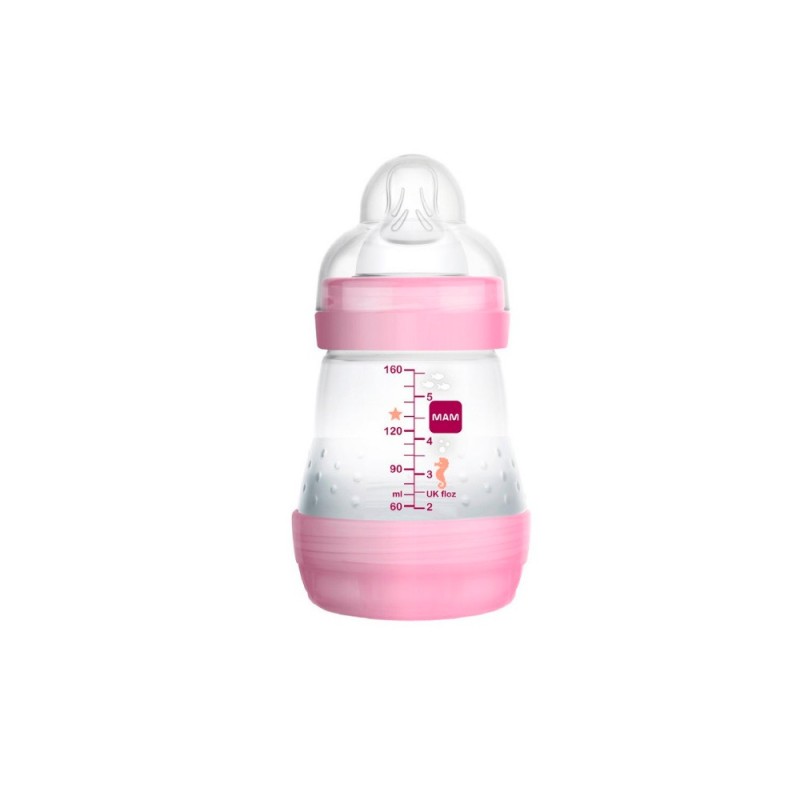 Mam Biberón Anticólico Easy Start Rosa 160 ml