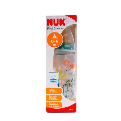 Nuk Biberon Látex 0-6 Meses 300 ml